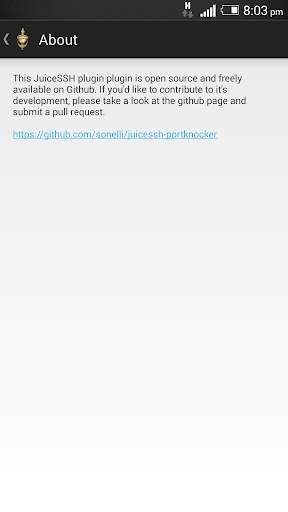 JuiceSSH PortKnocker Plugin screenshot 2