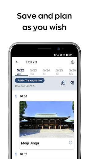 Perjalanan Jepang - Japan Travel route, map, JR screenshot 4
