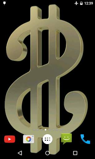 Golden Dollar Live Wallpaper screenshot 5
