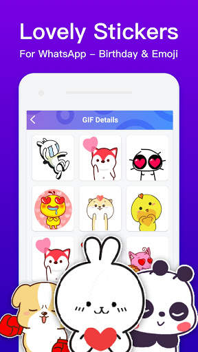 Lovely Stickers For WhatsApp - Birthday & Emoji screenshot 4