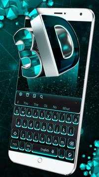 Clavier de lumière bleue 3D screenshot 3
