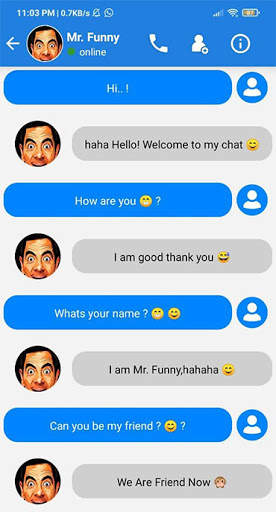 Mr. Funny Call Me! Fake Chat & Call screenshot 3