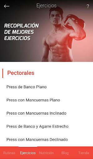 Ejercicios y Rutinas Gym screenshot 2