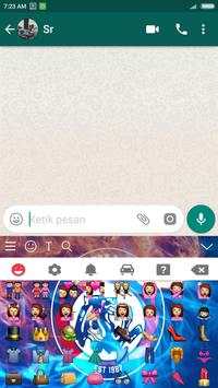 Tema keyboard Arema screenshot 5