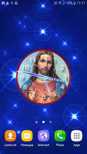 Lord Jesus Clock Live Wallpaper screenshot 3