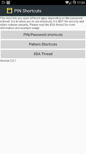 PINshortcuts - Xposed Module screenshot 1