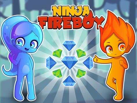 Ninja fireboy and water screenshot 1
