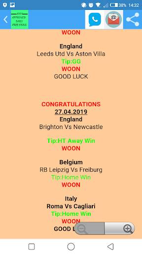 100% APPROVED DAILY FREE ODDS screenshot 4