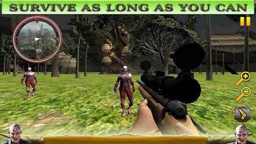 Zombie Gun Shooter : Strange Hero Jungle Survival screenshot 13