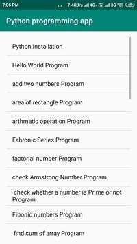 python programming app 5 تصوير الشاشة