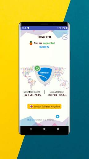 Flower VPN - Free screenshot 2