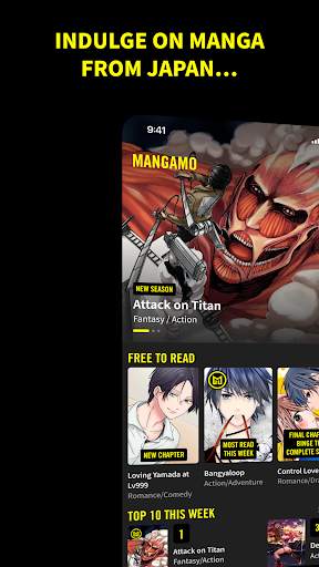 Mangamo Manga Reader & Comics screenshot 1