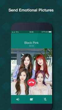 Black Pink Fake WhatsChat Messenger screenshot 3