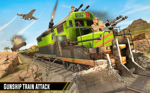 Army Train Shooting Games 3D screenshot 2