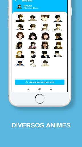 Anime stickers for WhatsApp WAStickerApps screenshot 3