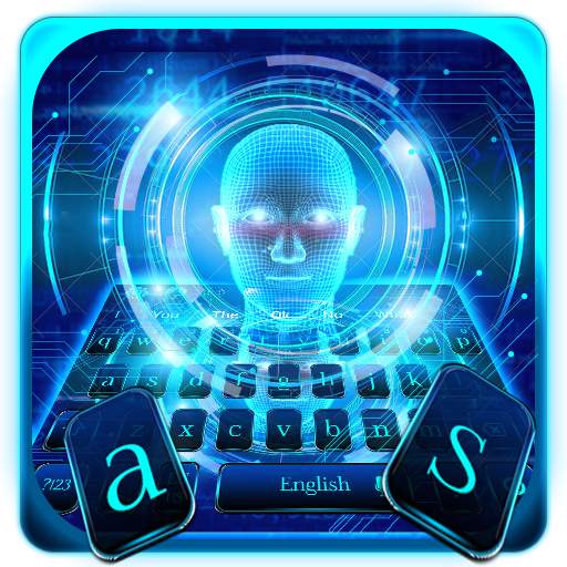 Human Face Lock Screen Keyboard Theme 10001002