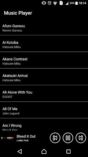 Simple Music Player screenshot 1