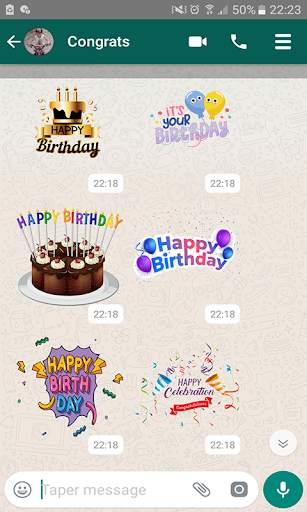 Congrats Stickers For Whatsapp screenshot 1