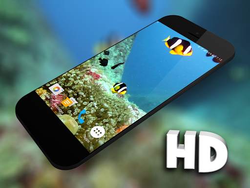 Colorful Fishes Live Wallpaper 1 تصوير الشاشة