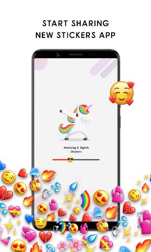 We HD Stickers, 3D Emojis for whatsApp & WAmoji screenshot 1