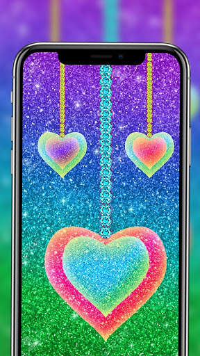 Girly Pink Glitter Wallpapers for Android 💖 screenshot 7