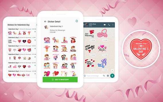Romantic Love Stickers for Messenger WAStickerApps screenshot 9