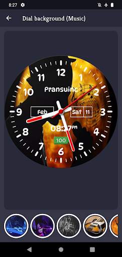 Music Clock Live Wallpaper screenshot 3