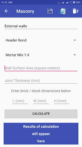 Construction Material Estimate App screenshot 3