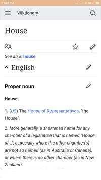 WIKTIONARY Lite screenshot 3