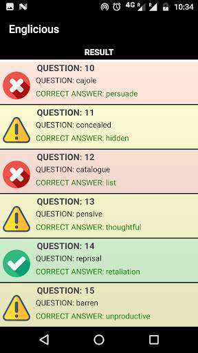 Englicious - English Quiz App screenshot 4