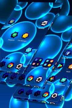 Black Blue Smart Launcher 3d screenshot 5