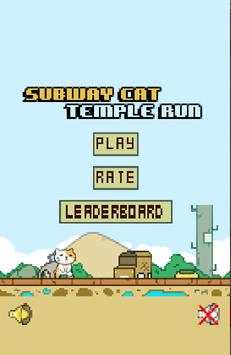 Subway Cat Temple Run screenshot 1
