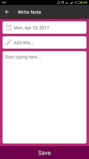 Secret Diary with Lock screenshot 2