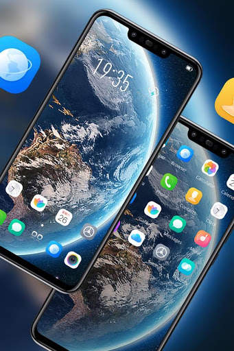 Space galaxy theme Cosmic earth screenshot 2