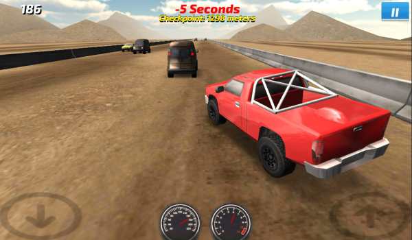 Sahara Traffic Racecar Driver screenshot 2