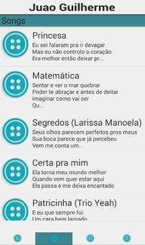Joao Guilherme musica letras screenshot 1
