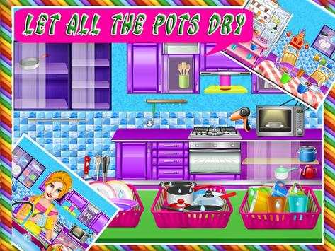 Dish Wash Cleaning Girls Games screenshot 4