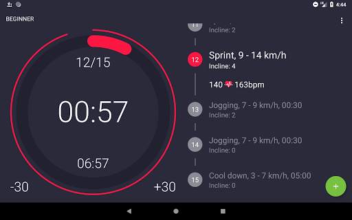 Treadmill Workout screenshot 8
