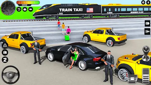 Crazy Car Driving: Taxi Games screenshot 5
