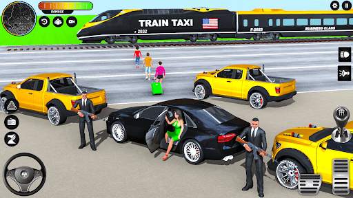 Crazy Car Driving: Taxi Games screenshot 5