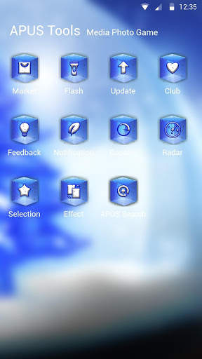 Snow world-APUS Launcher theme screenshot 3