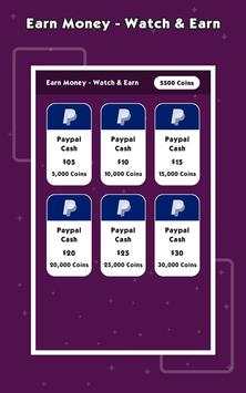 Earn Money - Watch & Earn स्क्रीनशॉट 5