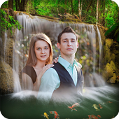 Waterfall Photo Frame أيقونة