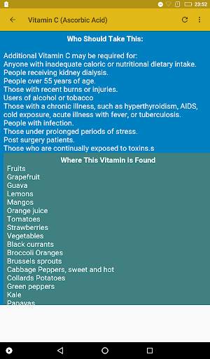 Vitamins and Minerals Guide screenshot 6