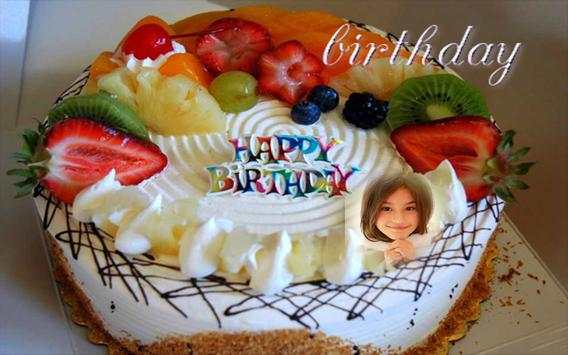 birthday cake photo frame name screenshot 3
