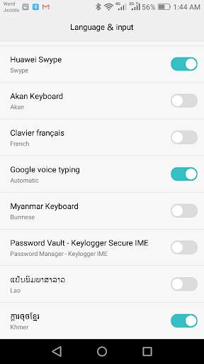 Khmer Keyboard - Cambodian Language Keyboard 2020 स्क्रीनशॉट 5