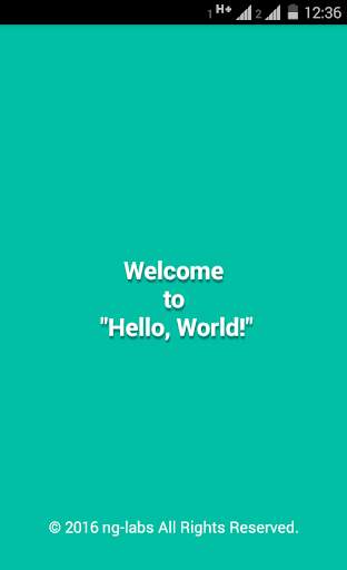Hello, World Game screenshot 1