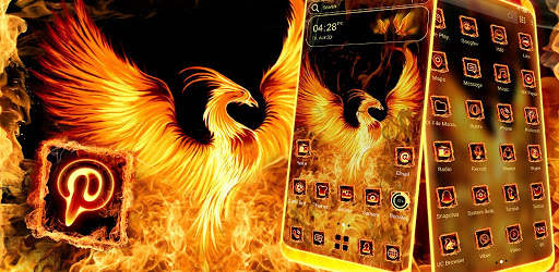 Fire Phoenix Launcher Theme screenshot 6