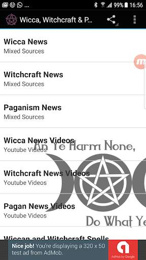 Wicca, Witchcraft & Pagan News screenshot 1