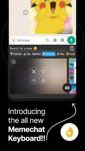 MemeChat: Meme, Keyboard, News screenshot 1